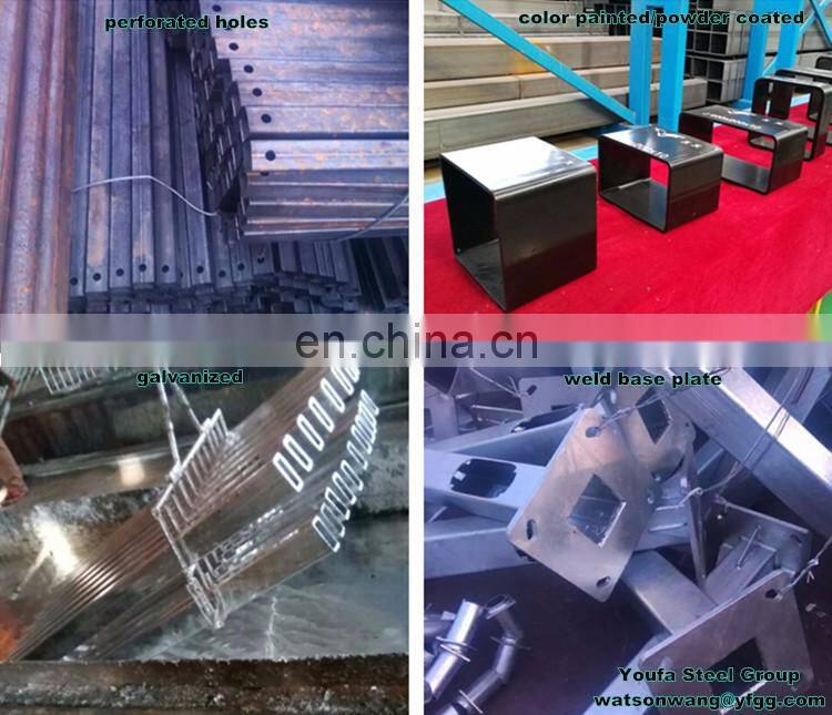 25*25 SHS SQUARE HOLLOW GALVANIZED STEEL TUBE FOR GREENHOUSE