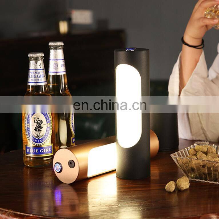 2020 amazon touch sensor controlled portable bar club nightclub decorative wireless led table lamp