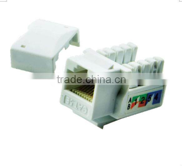 UTP Cat5e RJ 45 keystone connect Jack