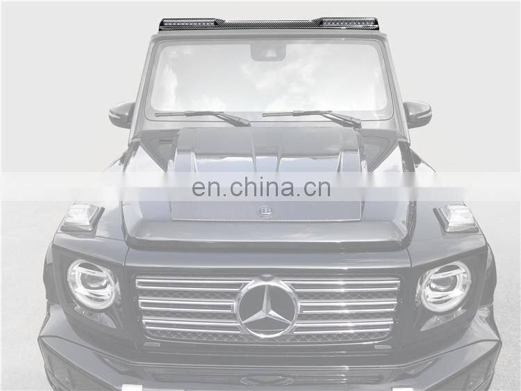 2019 year G class W464 carbon fiber material steering light base fit for G wagon W464 G500 front turning light cover