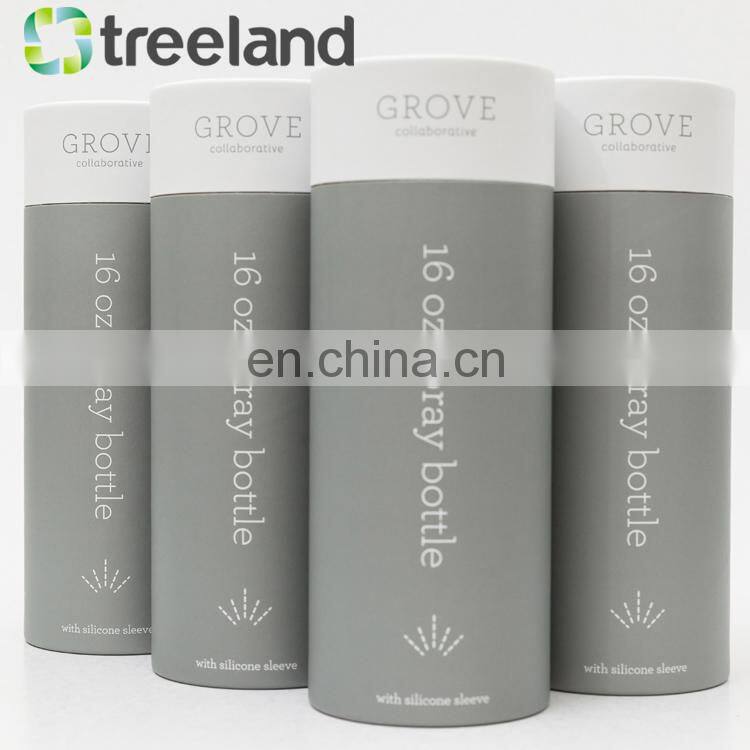 Rigid Round Box 3 Piece Telescopic Paper Tube T-shirt Packaging