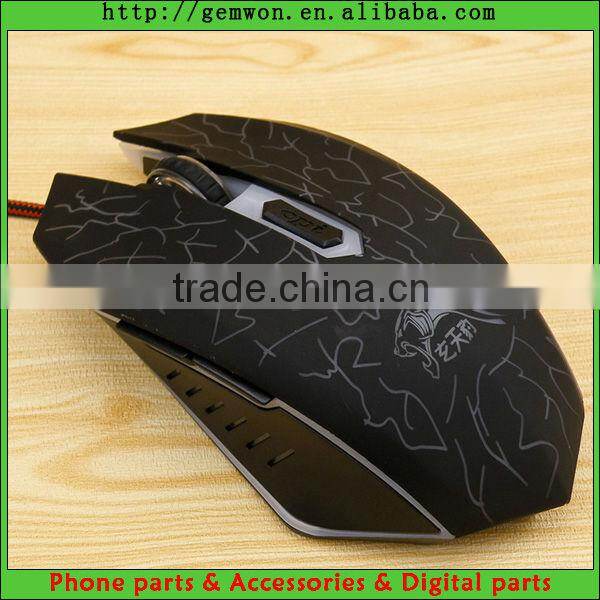 for PC Laptop Optical Wired 6d Changeable dpi Gaming handshoe mouse colorful Laser Design