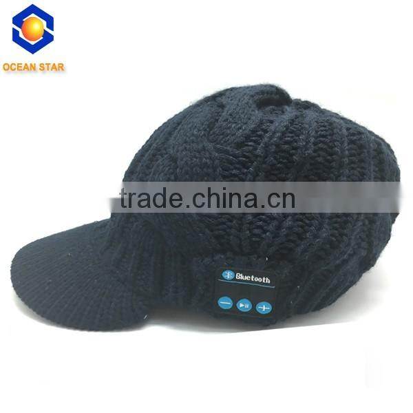 2016 New Winter Fashion knitted Bluetooth beanie hat