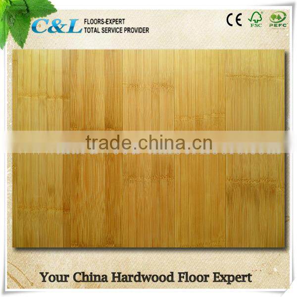 High Glossy Natural Color Solid Bamboo Flooring
