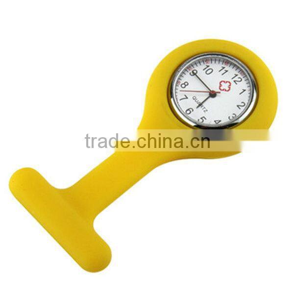 China sell 15 colors silicone nurse watch