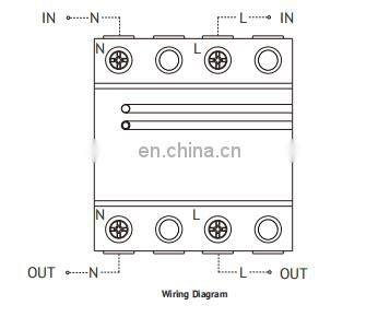 Smart Din-Rail Double Pole Meter Energy Measurement Zigbee Din Rail Meter