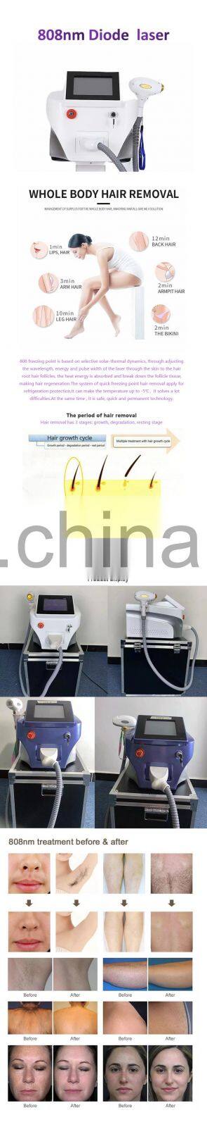 Portable 808nm 755nm 1064nm Diode Laser 300w 450w 600w 800w 1200w Laser Diode 808nm Skin facial hair remover