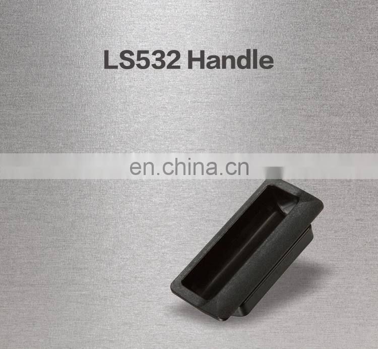 LS532 ABS Plastic Black Door Handles