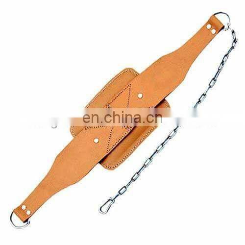 High Quality Wholesale price Leather Power weight lifting Dipping Back Support Belts Power weightlifting Dipping Belt