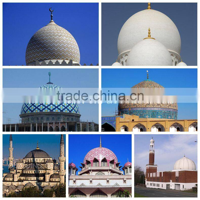 Chinese steel frame design dome roof