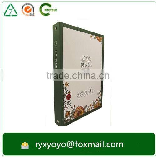 wholesale loose-leaf paper printed 3 ring binder for catalog