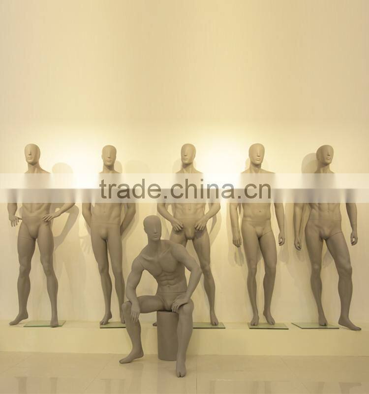 stand male fiberglass mannequin