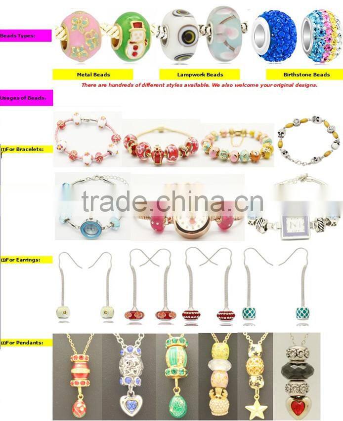 2014 popular and cheap metal bead