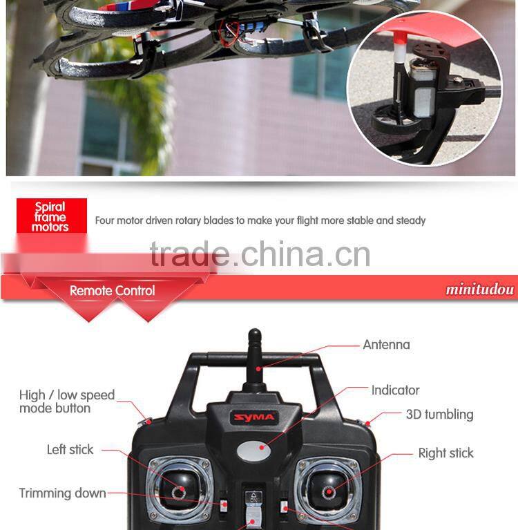new rc quadcopter with light drone products made in china X6