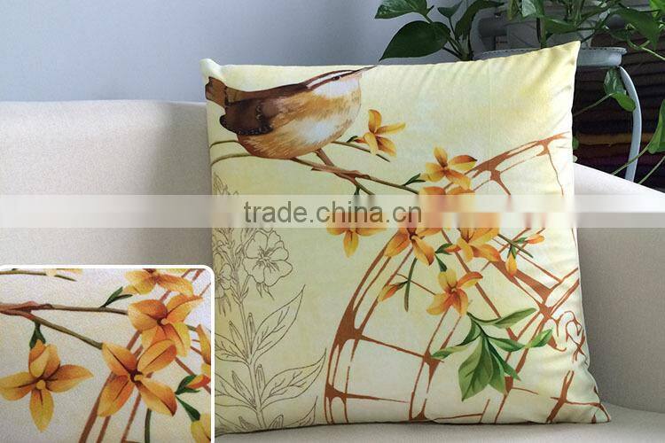 short hair fabric digital print pillow cushion