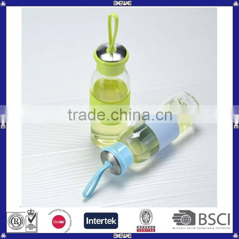 wholesale price custom lemon glass bottle