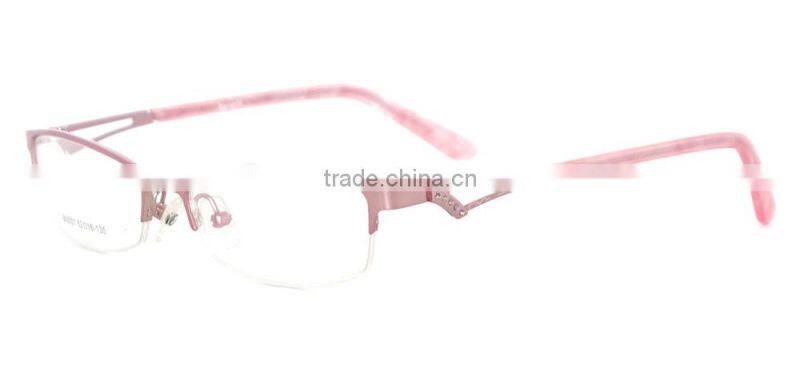 Half-rim china wholesale new model optical eyeglasses frame