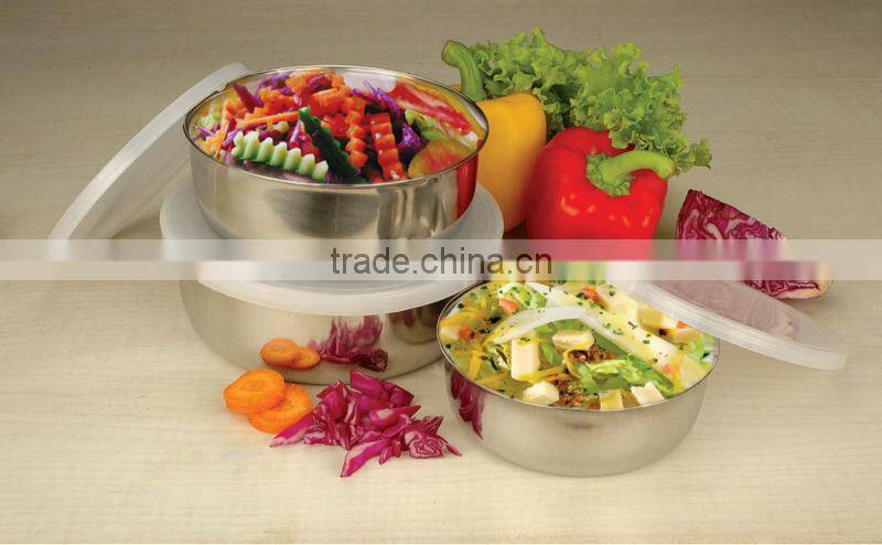 BOWLS WITH PLASTIC LIDS