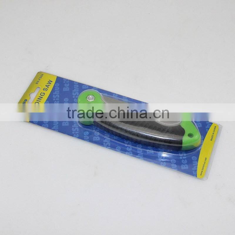 BS-FS04 carbon steel TPR handle Folding saw Garden pruning saw