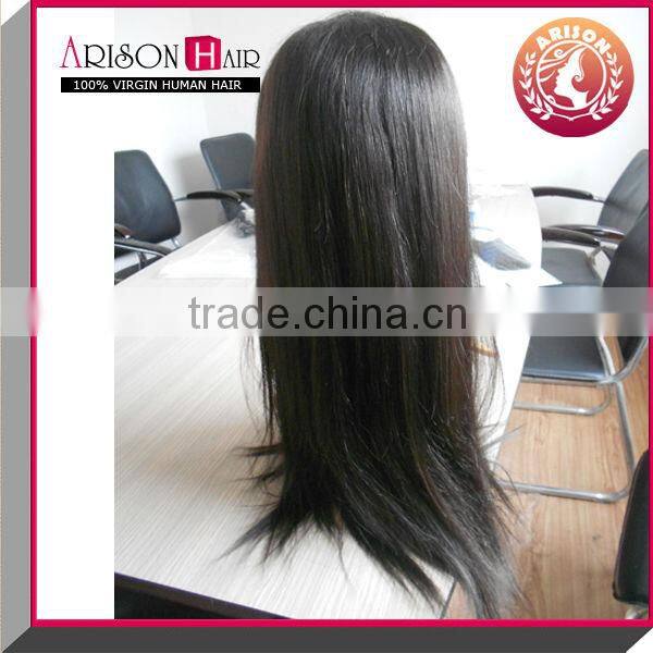 top 6A virgin hair lace front wigs