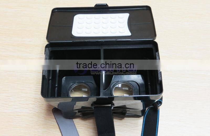 2 In 1 Google Virtual Reality 3D Glasses + Blutooth Controller For Smartphone Game Movie