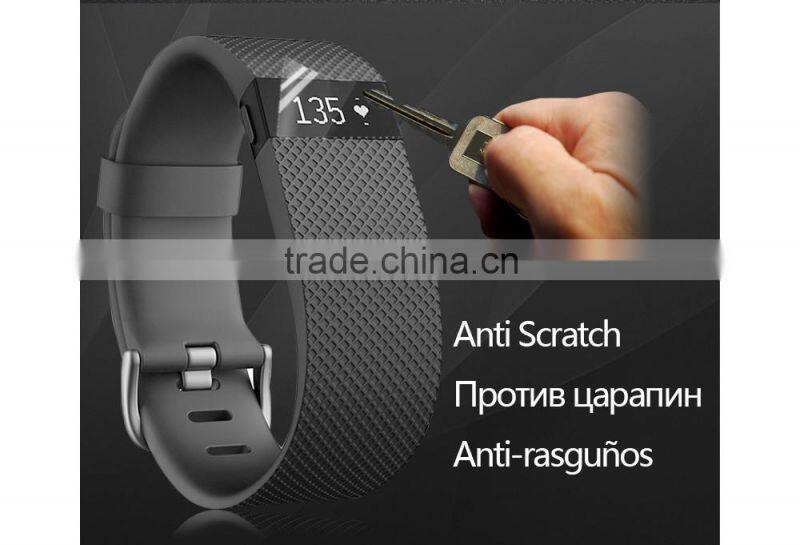 Newest anti shock screen protector film for XiaoMI Mi band 2 bracelet