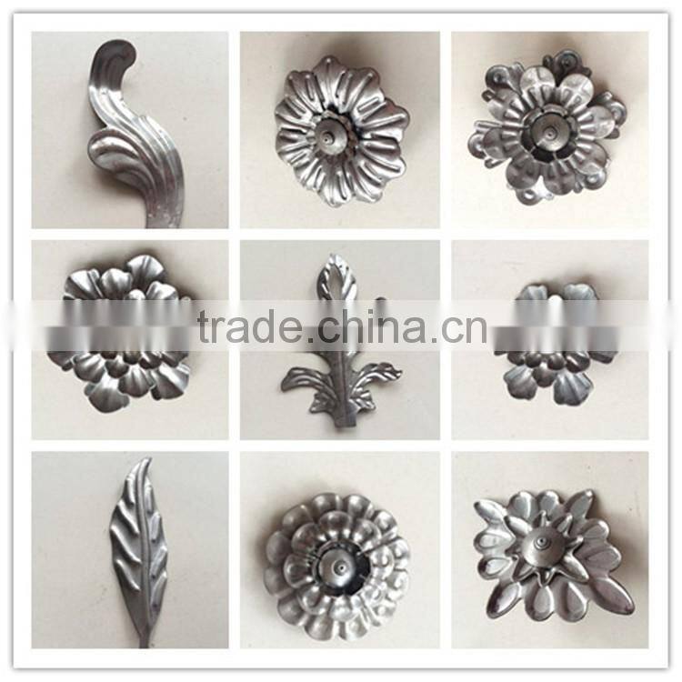wrought iron stamping products ,cast metal part,cast iron door parts