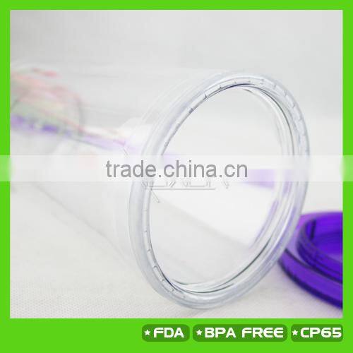 16OZ Double Wall Plastic cup W Removable Bottom ,2014 NEWS!