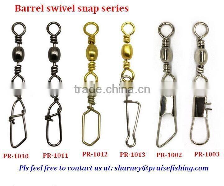 Sea Fishing Tackle Hook Connector Fishing Snap Brass rig Brass Barrel swivel with Germany A Snap