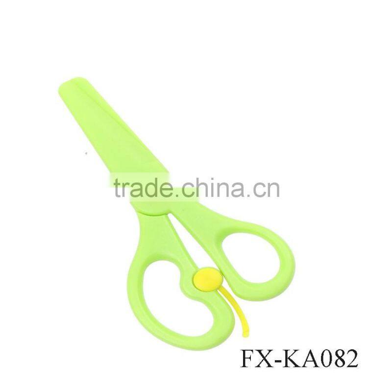 KA082 Full plastic material handcraft scissors dapur masakan