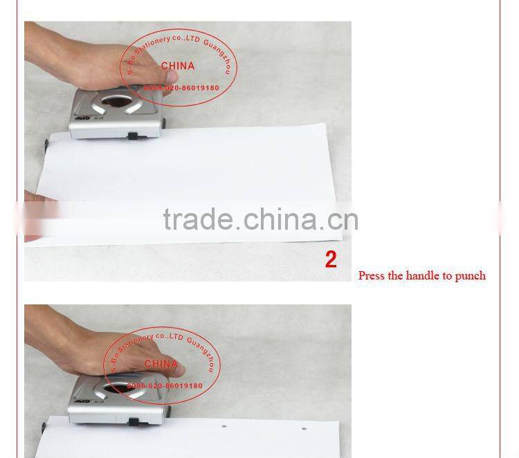 Two hole punch paper punch