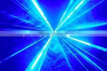 Mini stage single blue laser light show