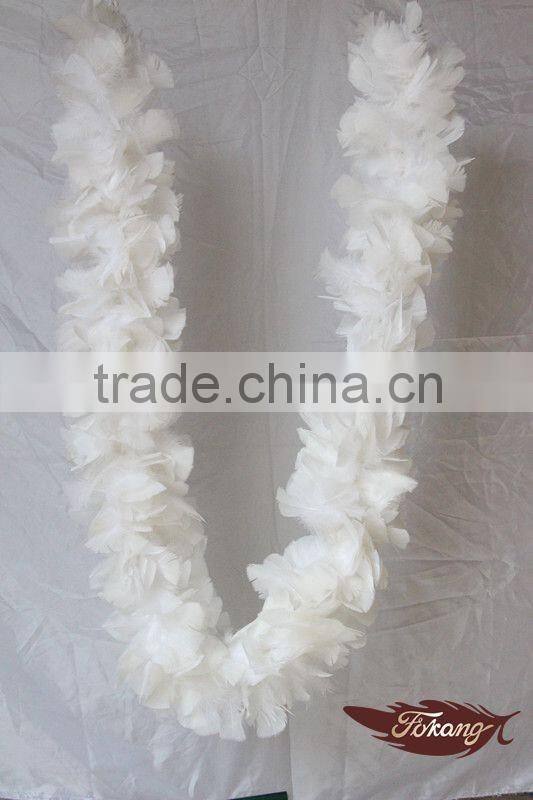 White Turkey Feather Large Boas 135gram 72"