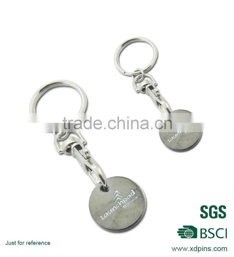 free sample metal trolley coin