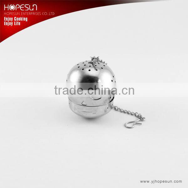 Novelty teapot shaped stainless steel tea strainer in 119th Canton Fair