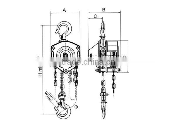 CE GS TUV Approved Hoist Chain