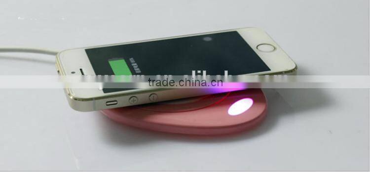 REYON mini slim water-drop shape wireless phone charger for Iphone ,Samsung