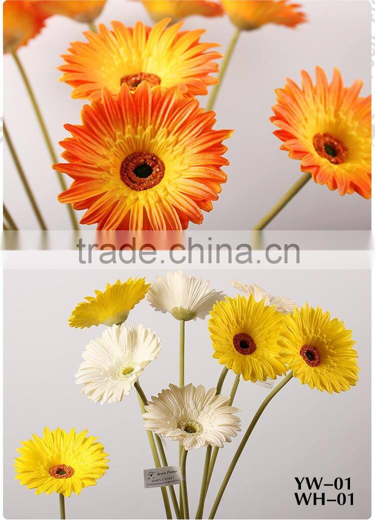greenflower 2016 Real Touch PU Latex artificial flowers for Wedding decrations flowers