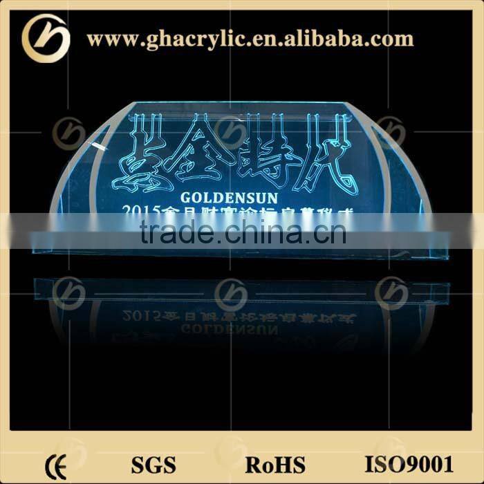 high quality acrylic ice sculpture with LED lights