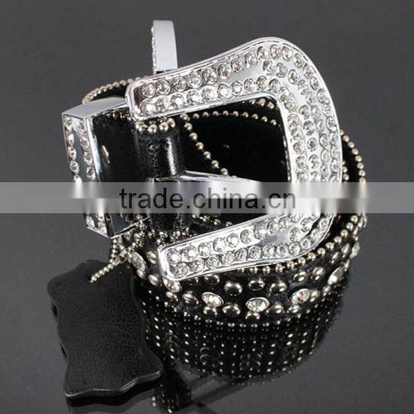 Square Crystal & Rhinestone Fashion Belt
