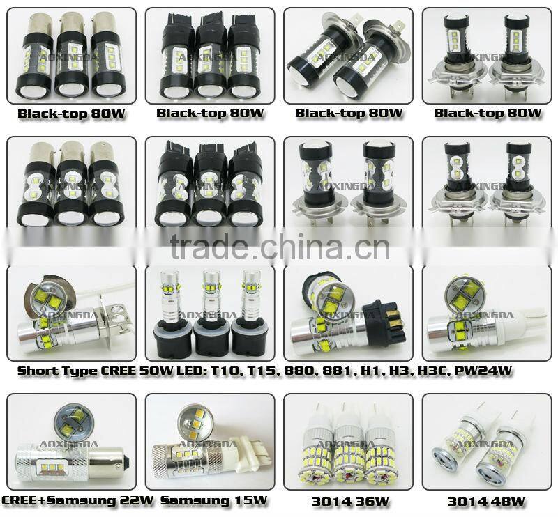 super bright C.R.E.E 80W LED bulb H13