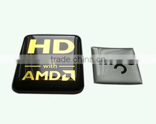 Custom and Adhesive make epoxy resin sticker dome stickers made in China