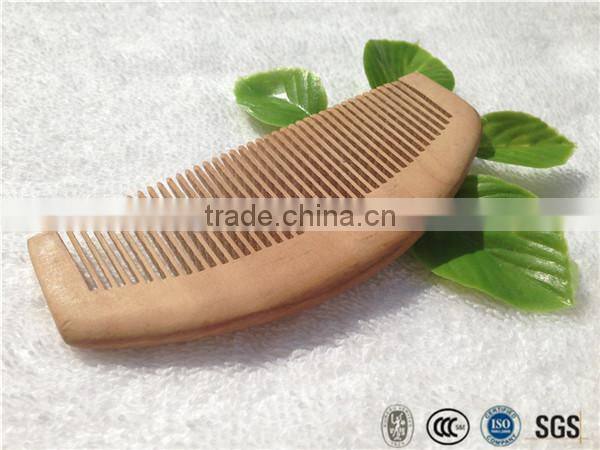 Logo customized hotel wood comb for SPA and hotel resort