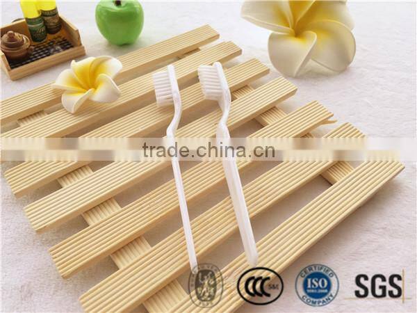 White round head 155mm airline toothbrush