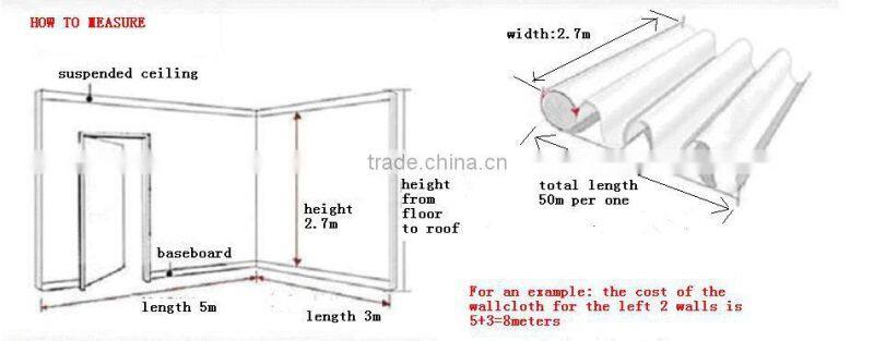 China Jacquard Textile Wallcloth Wallfabric