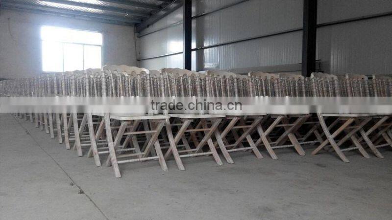 wood folding chiavari chair for wedding event use