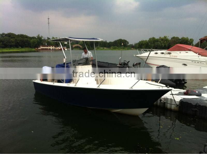 white HA600 Yacht boat