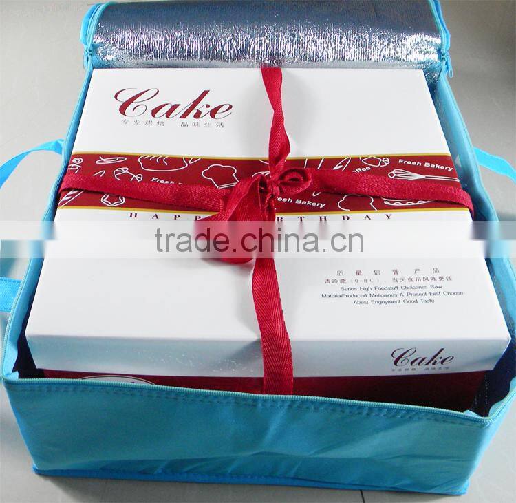 Manual tactical qualified insulted cooler bag for cakes