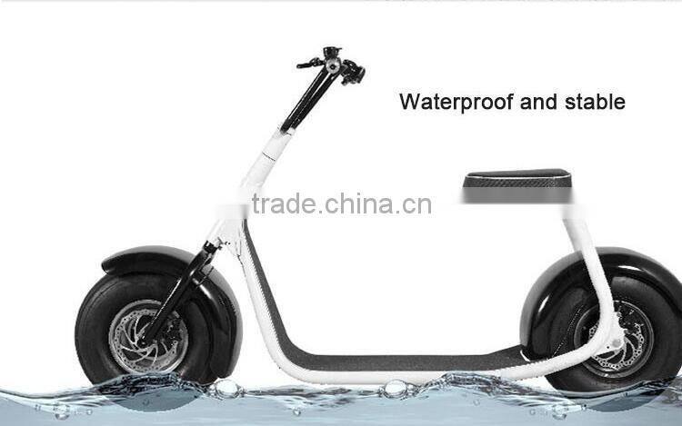 18*9.5 car tyre seev citycoco harley style scrooser 800w brushless mobility scooter for adult electric chopper motorcycle