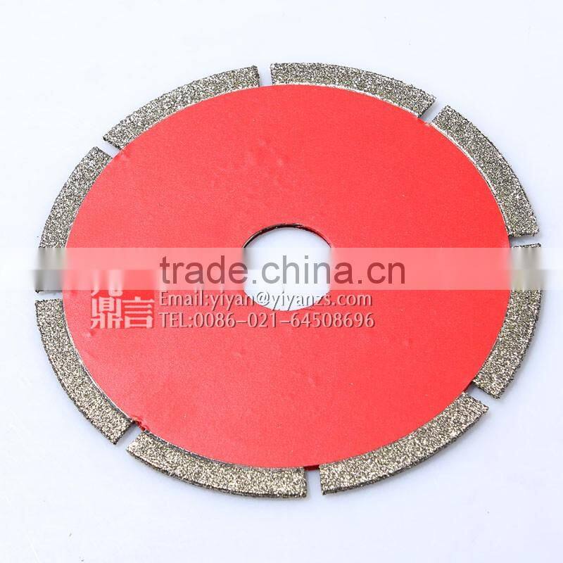 Outra thin diamond electroplated cutting blade disc wheel for gemstone glass marble granite